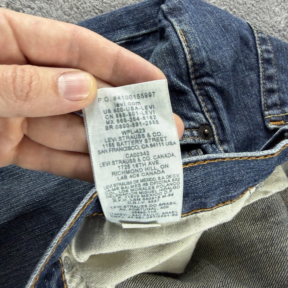 Levis‎ 559 Relaxed Straight Fit Jeans Mens 38x34 Blue Medium Wash Mid Rise - Picture 14 of 16